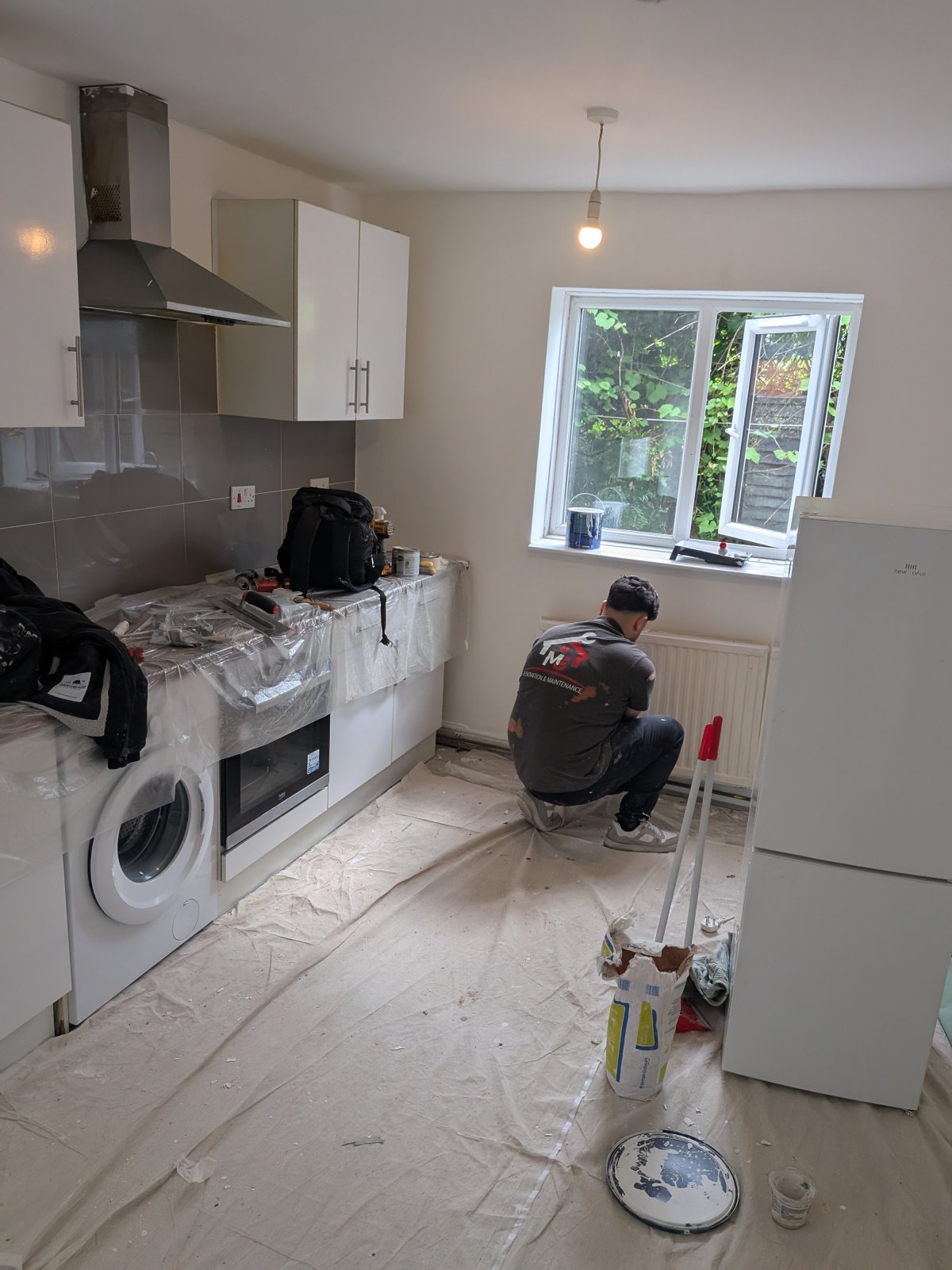 MS Renovation preparing a kitchen fit-out in North London